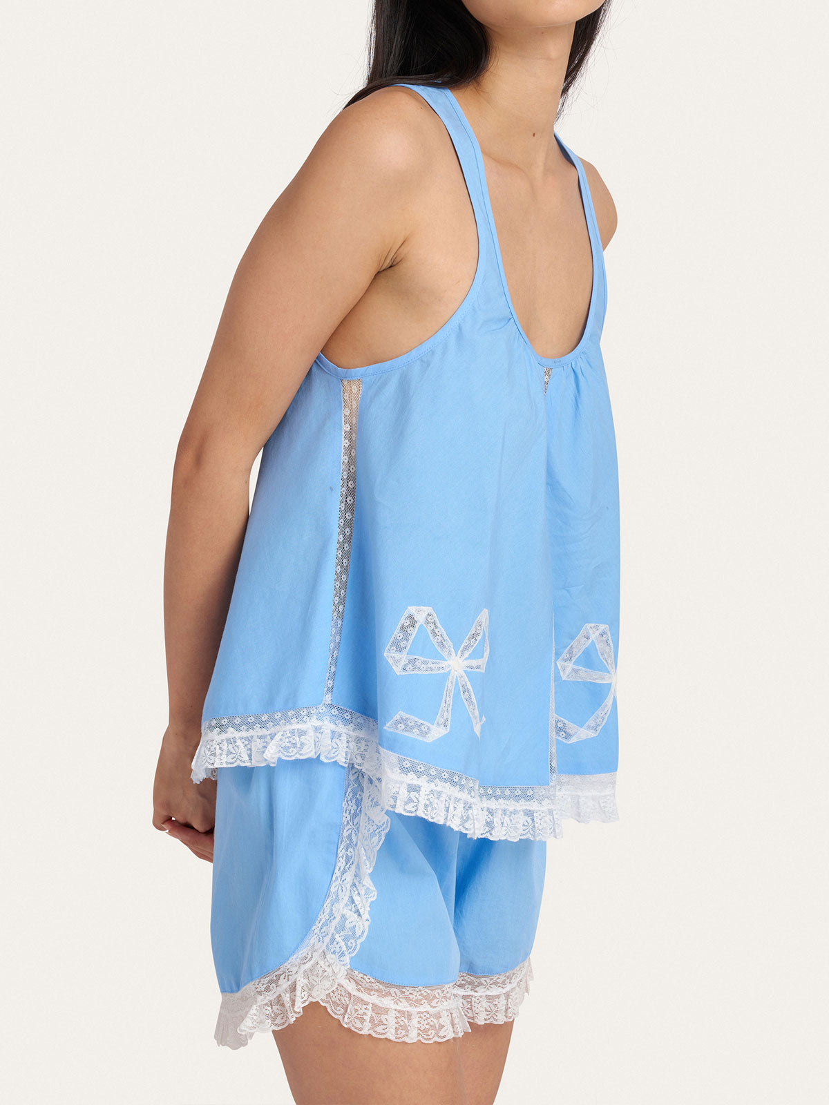 Maebelle Nessa Set in Cornflower By Morgan Lane