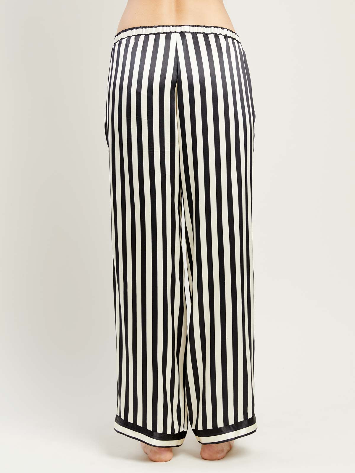 Chantal Pant in Noir Ecru By Morgan Lane