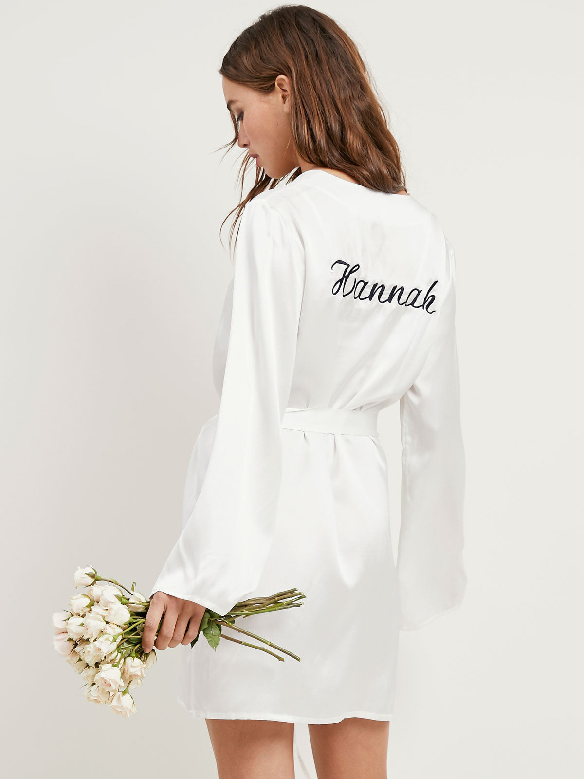 Bride Langley Robe in Chalk By Morgan Lane