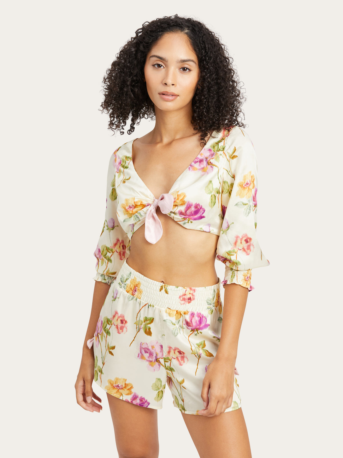 Gretchen Top in Creme By Morgan Lane