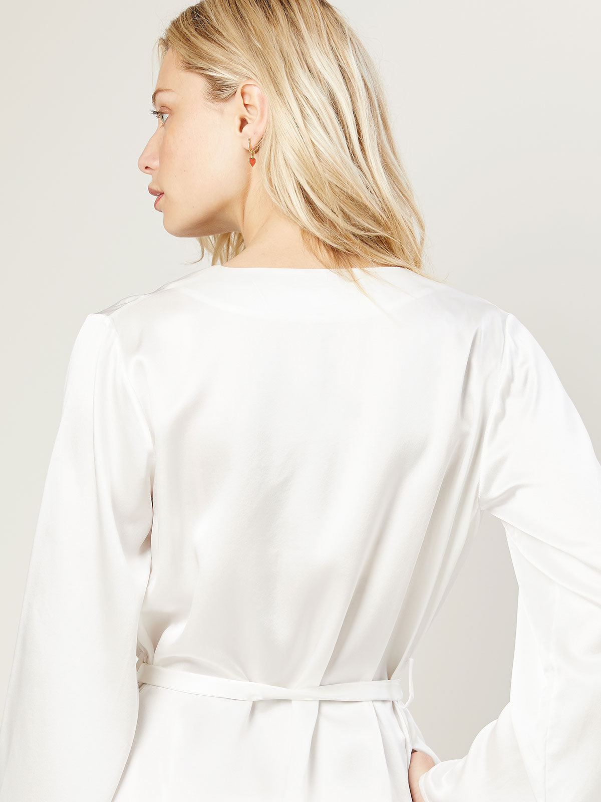 Bride Langley Robe in Chalk By Morgan Lane