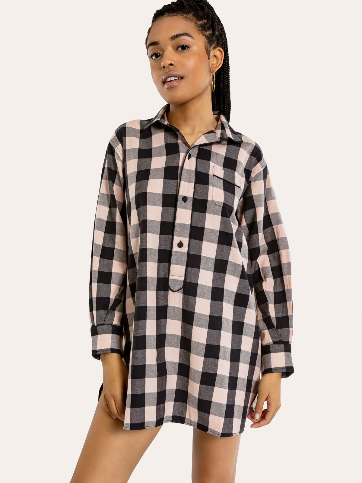 Linnet Night Shirt in Latte By Morgan Lane