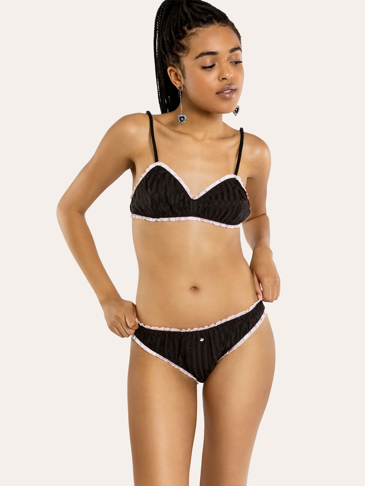 13 yr old girl in panties Jezebel Panty in Noir