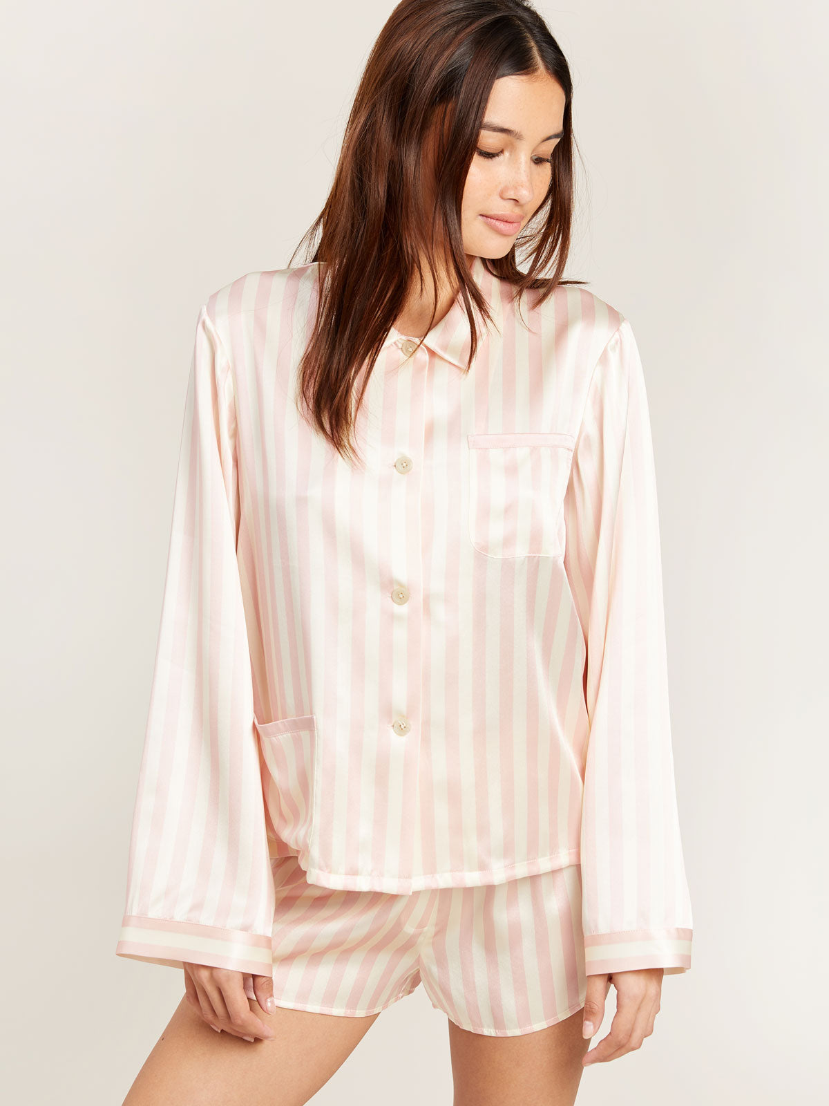 Ruthie Top in Petal Stripe By Morgan Lane