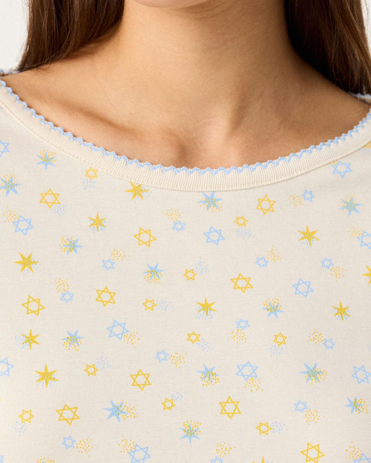 Ellie Pj Set in Star of David By Morgan Lane