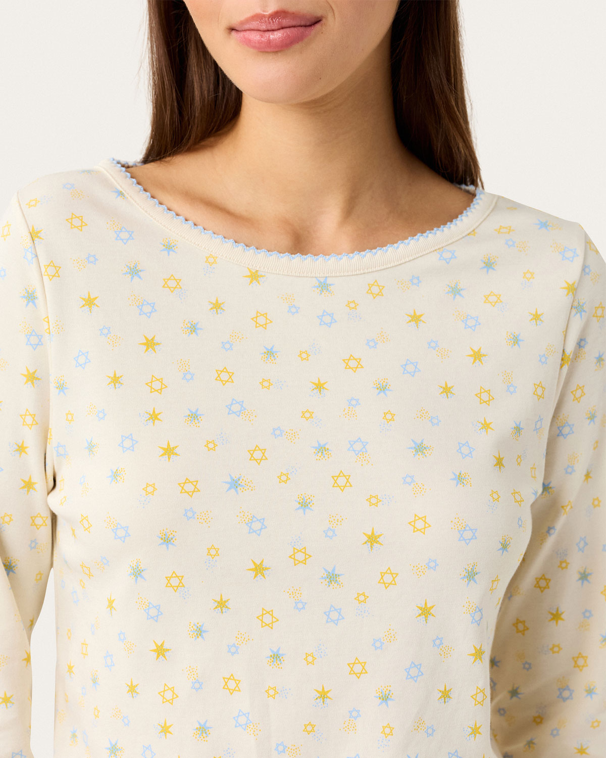 Ellie Pj Set in Star of David By Morgan Lane
