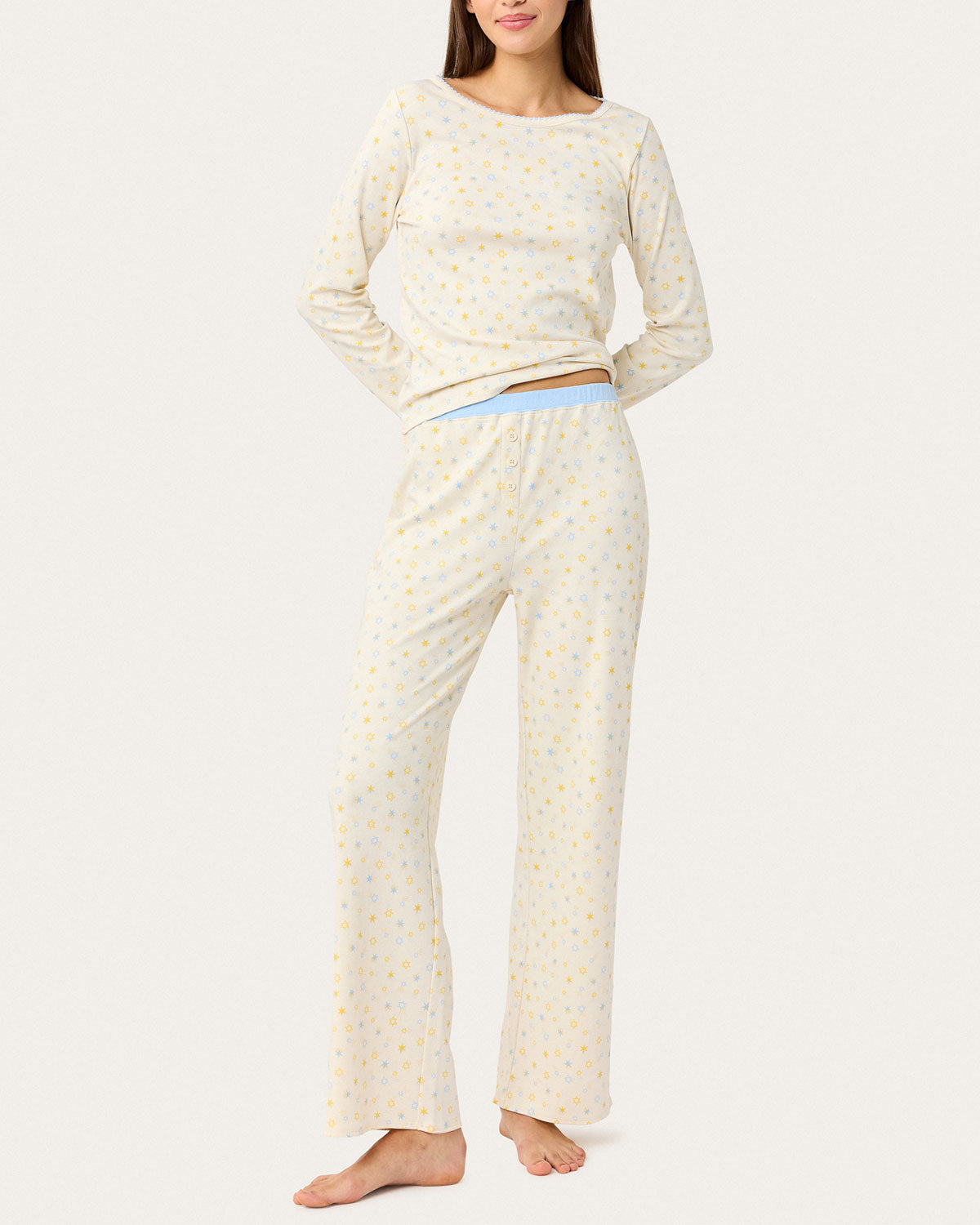 Ellie Pj Set in Star of David By Morgan Lane