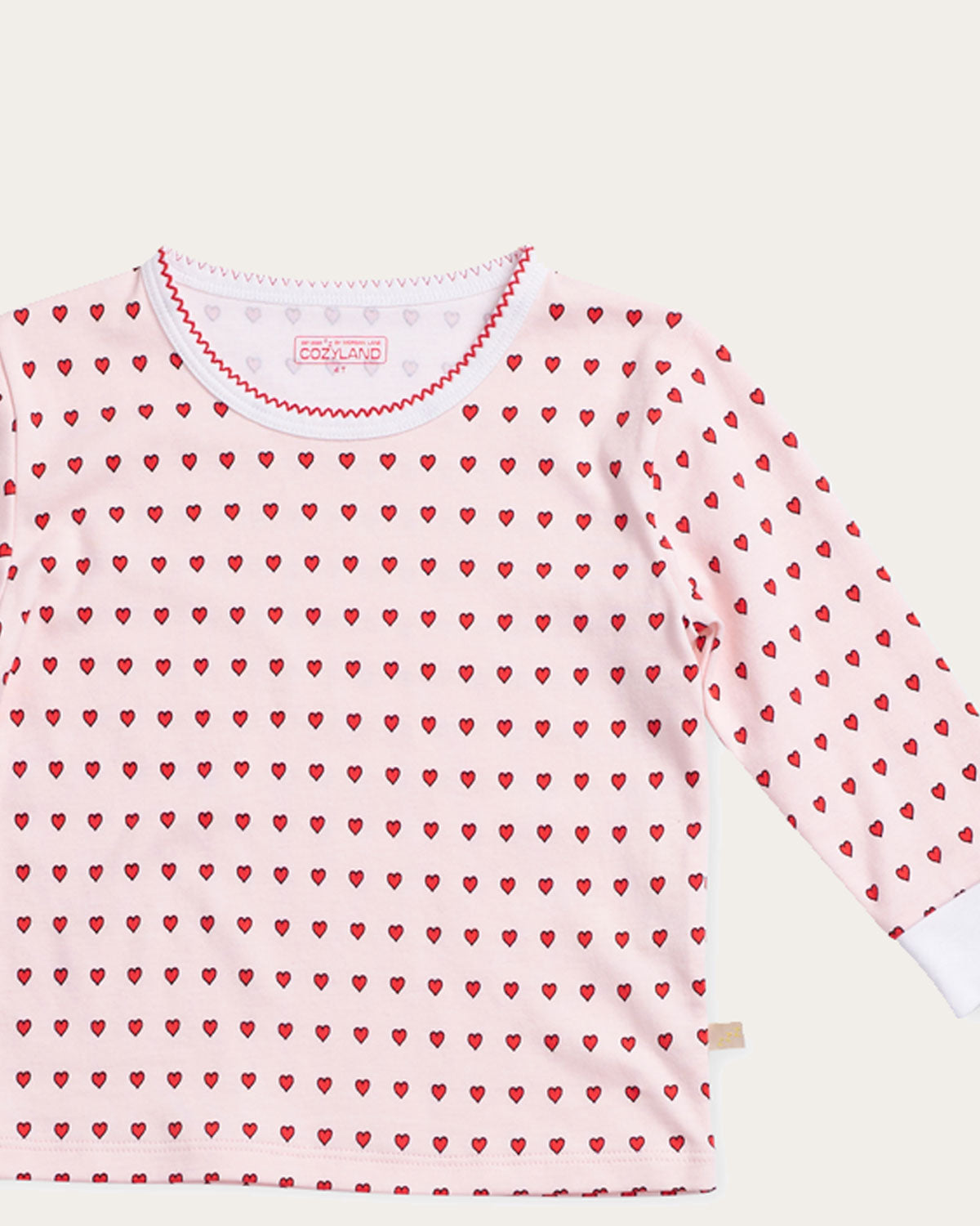 Riley PJ Set in Floating Hearts By Morgan Lane