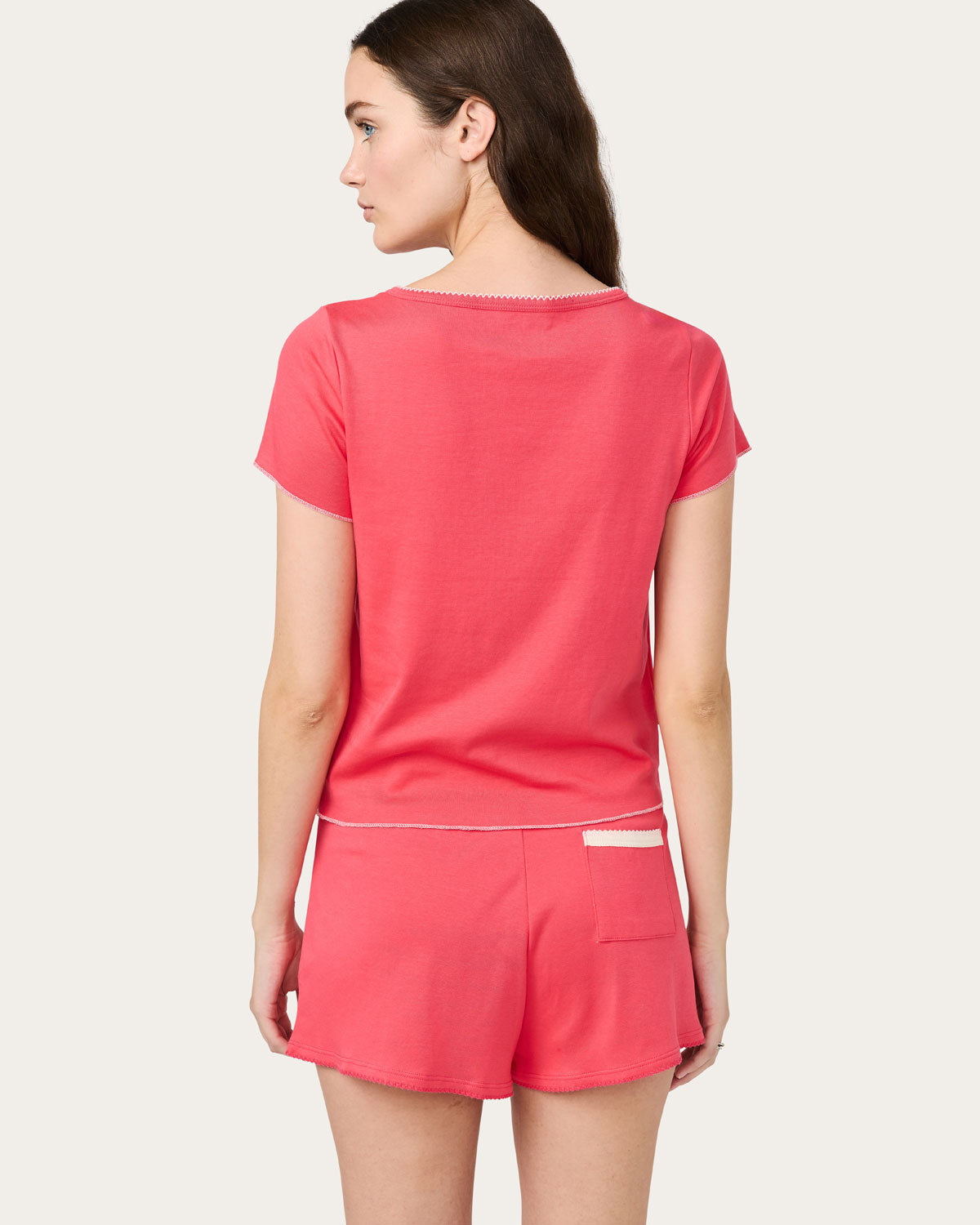 Baby Jean Tee in Fuchsia By Morgan Lane