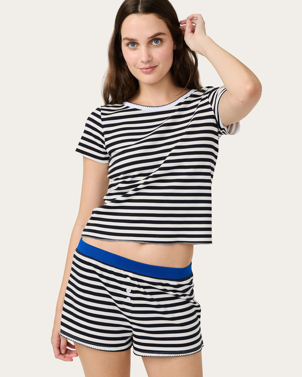 Tate Short in Classic Stripe By Morgan Lane