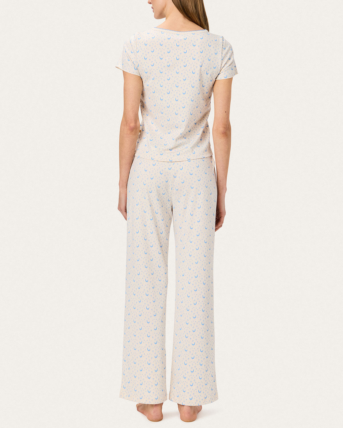 Baby Jean Long Pj Set in Roo By Morgan Lane