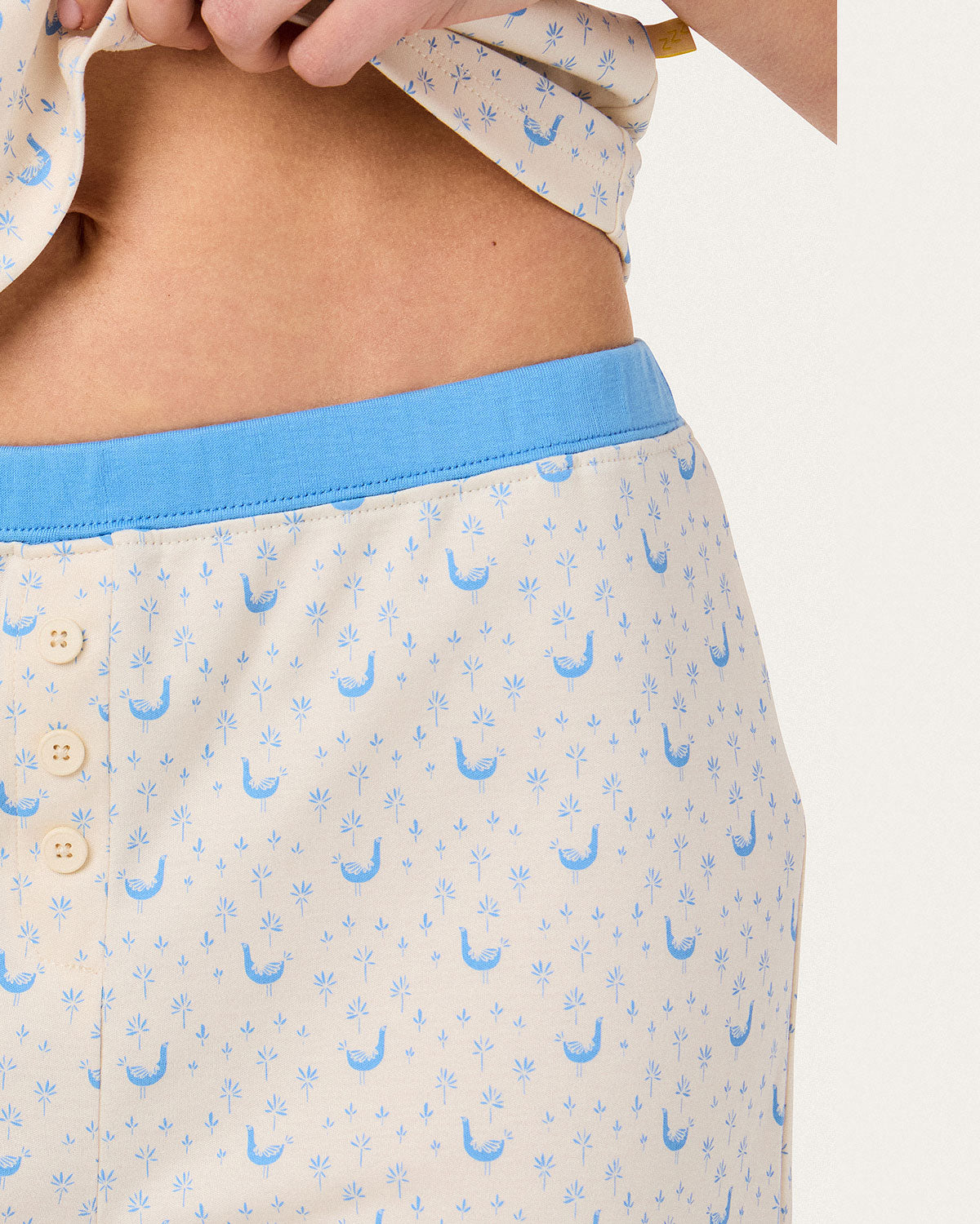 Baby Jean Long Pj Set in Roo By Morgan Lane