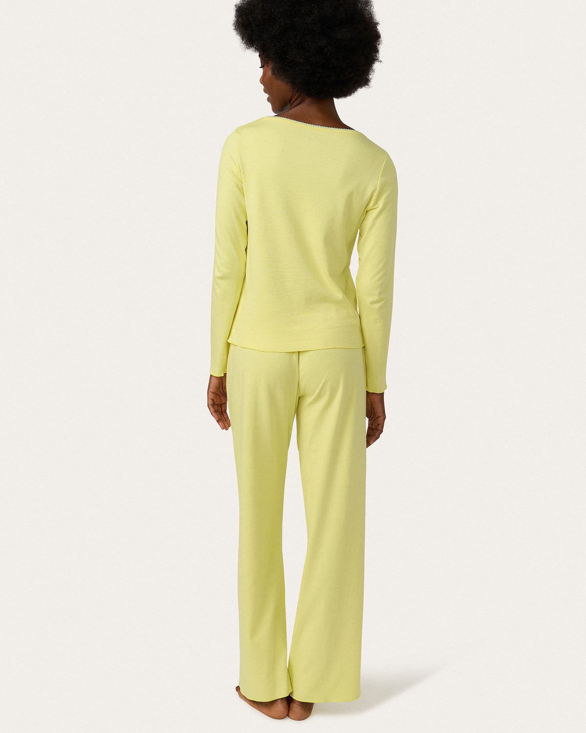 Brunch PJ Set in Sunshine Yellow By Morgan Lane