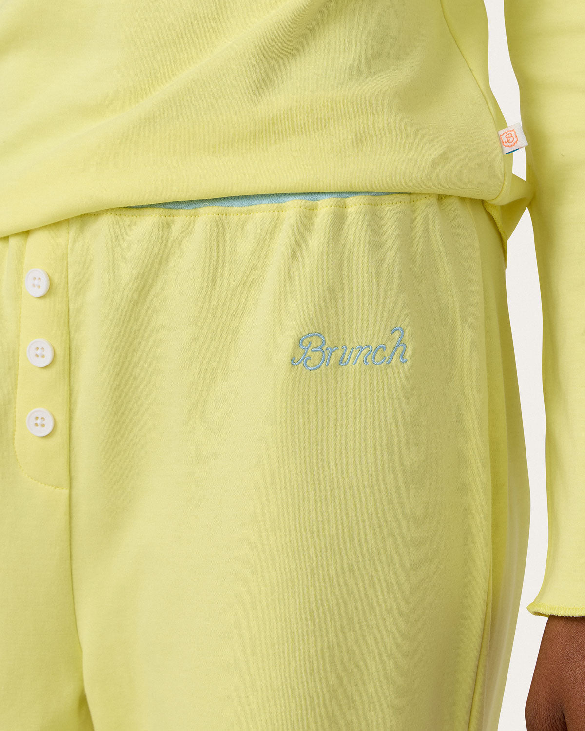 Brunch PJ Set in Sunshine Yellow By Morgan Lane