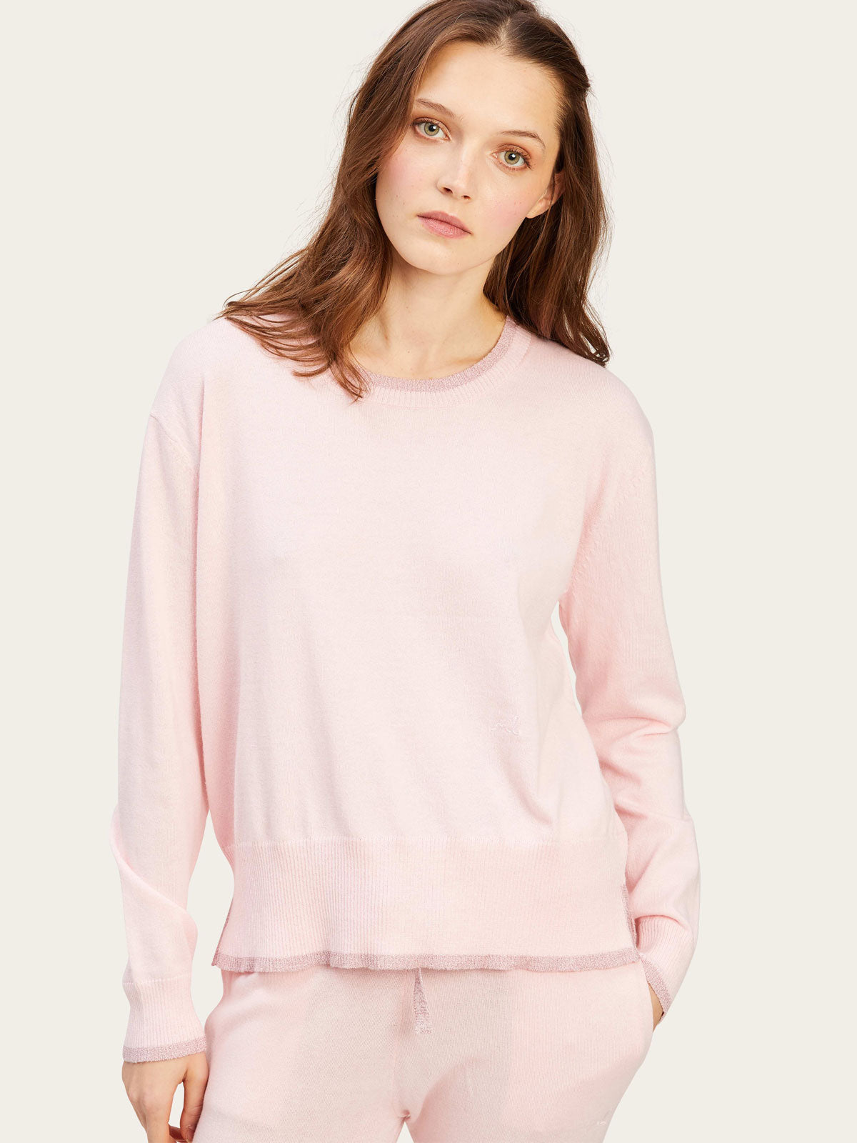 Charlee Sweater in Petal By Morgan Lane