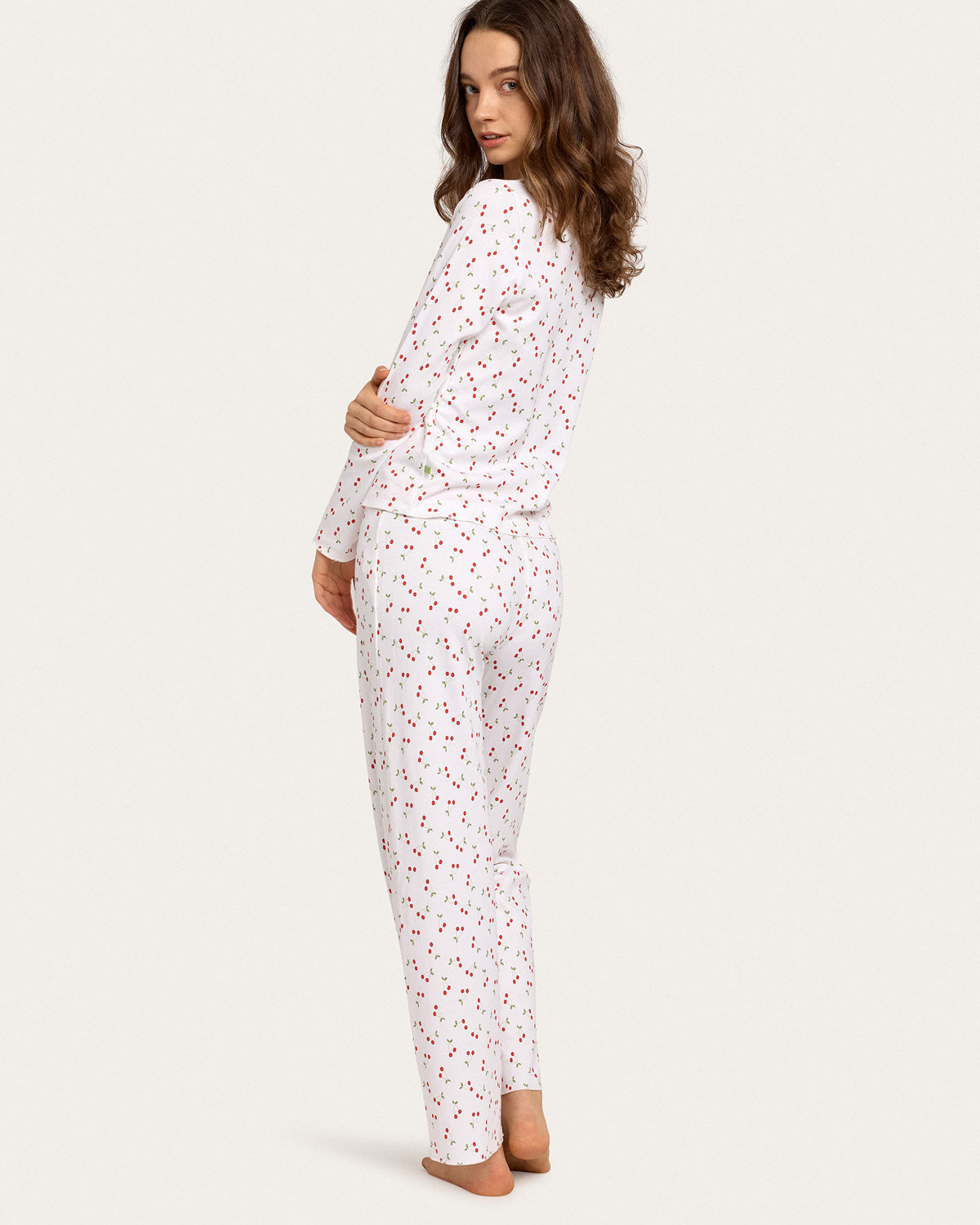 Ellie PJ Set in Cherry Pie By Morgan Lane
