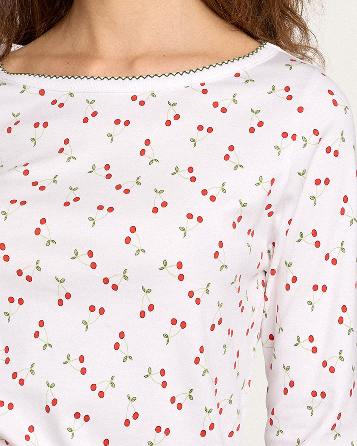 Ellie PJ Set in Cherry Pie By Morgan Lane