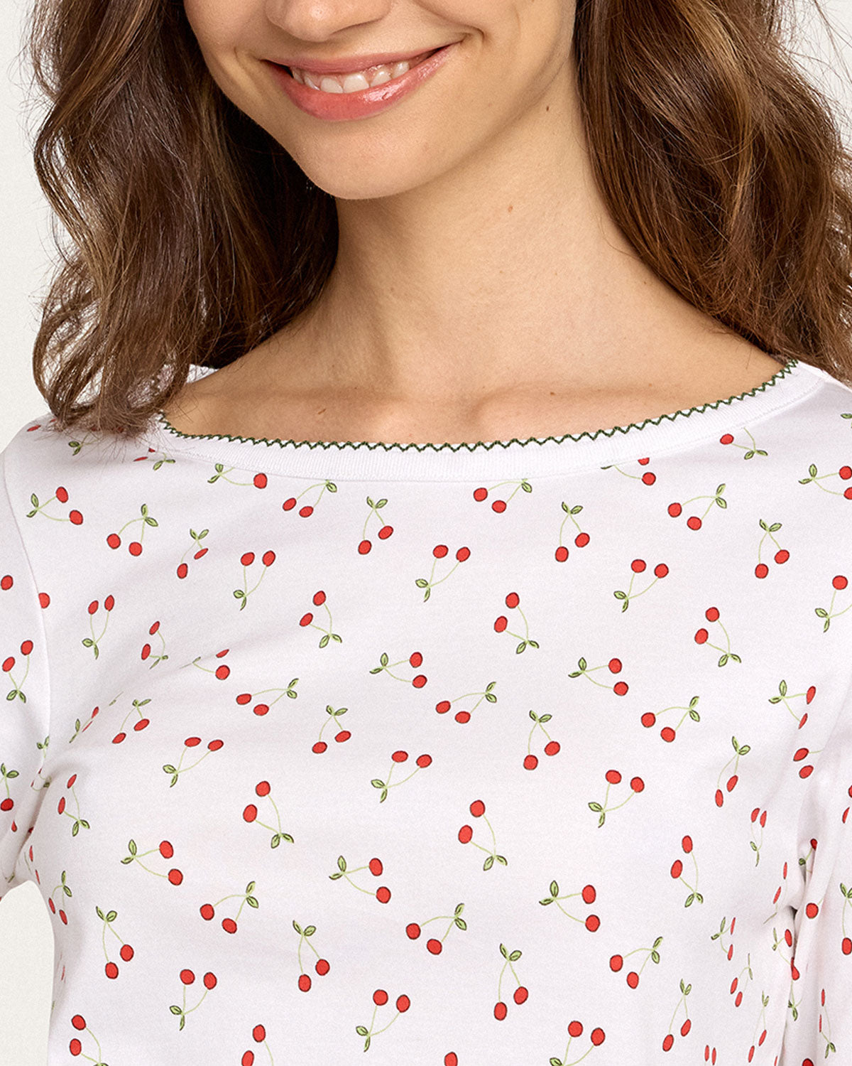 Ellie PJ Set in Cherry Pie By Morgan Lane