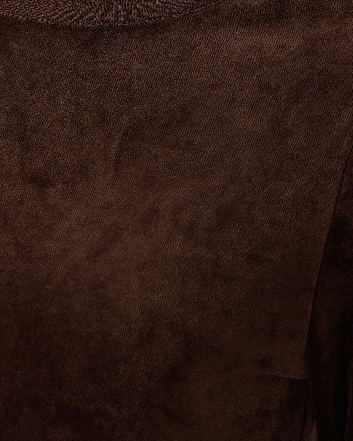 Ellie Lounge Set in Coffee Velour By Morgan Lane