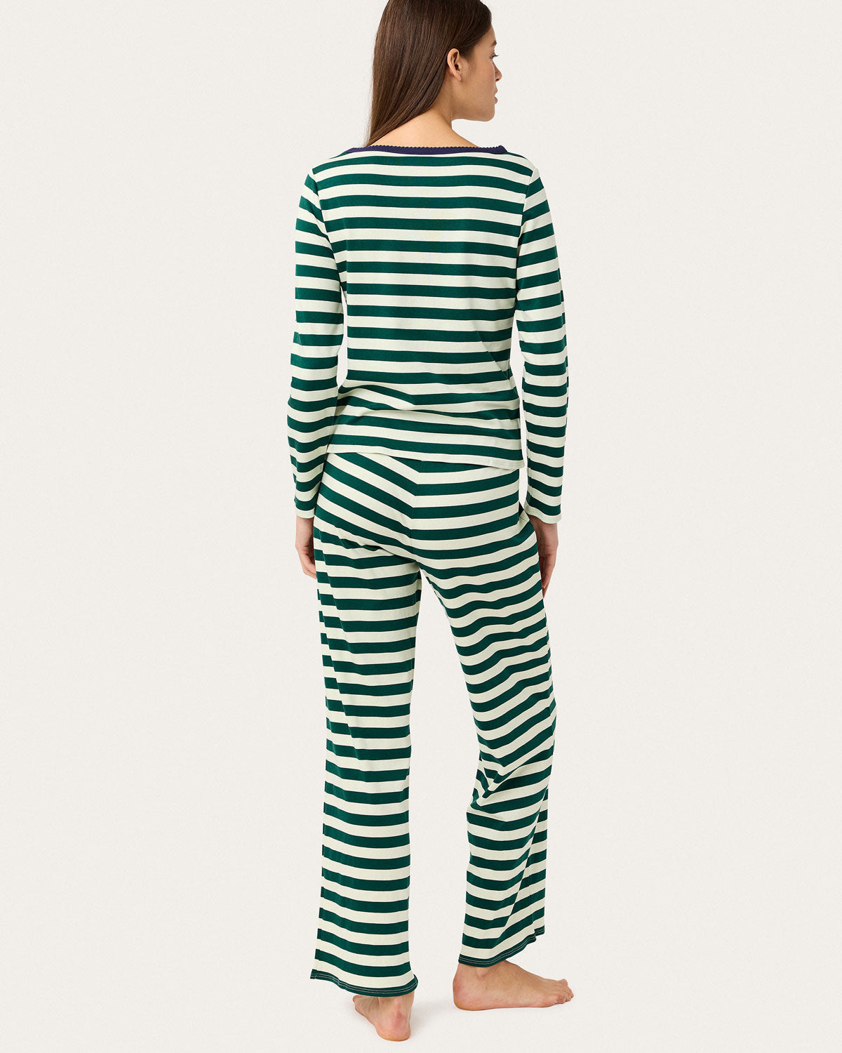 Ellie PJ Set in Jolly Stripe By Morgan Lane