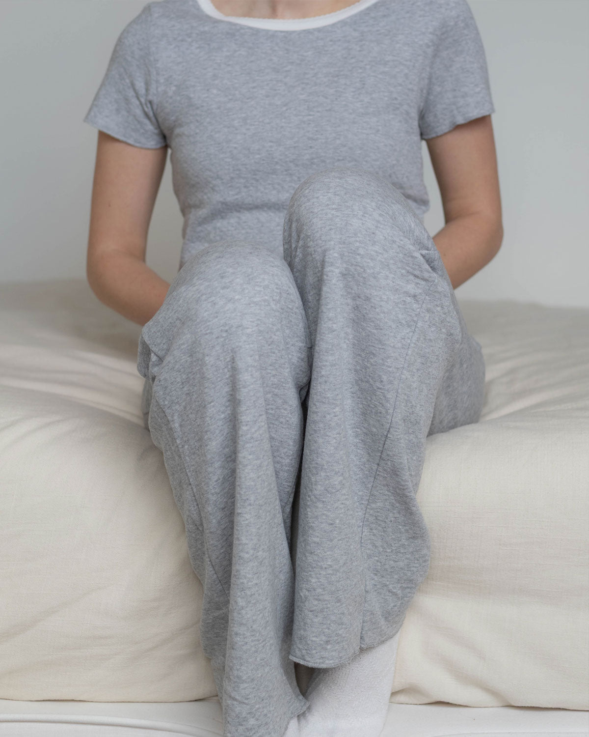 Ellie Pant in Heather Pointelle By Morgan Lane
