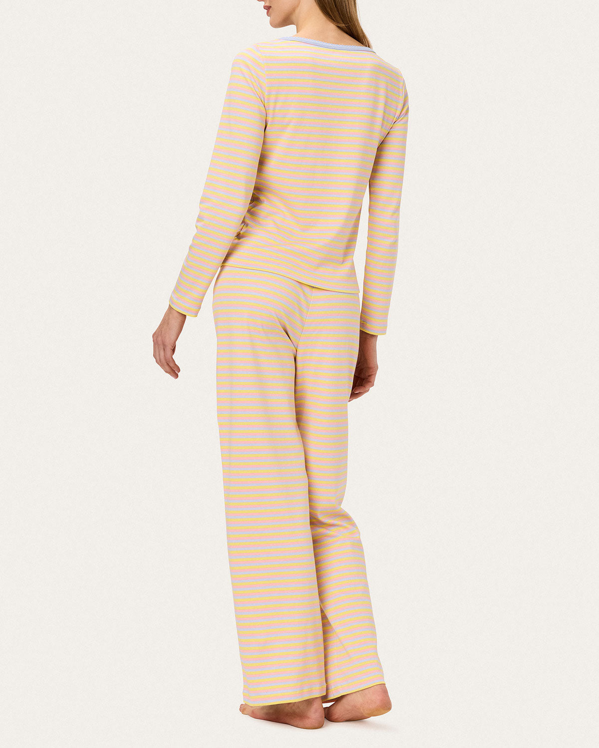 Ellie Pajama Set In Rainbow Dream By Morgan Lane