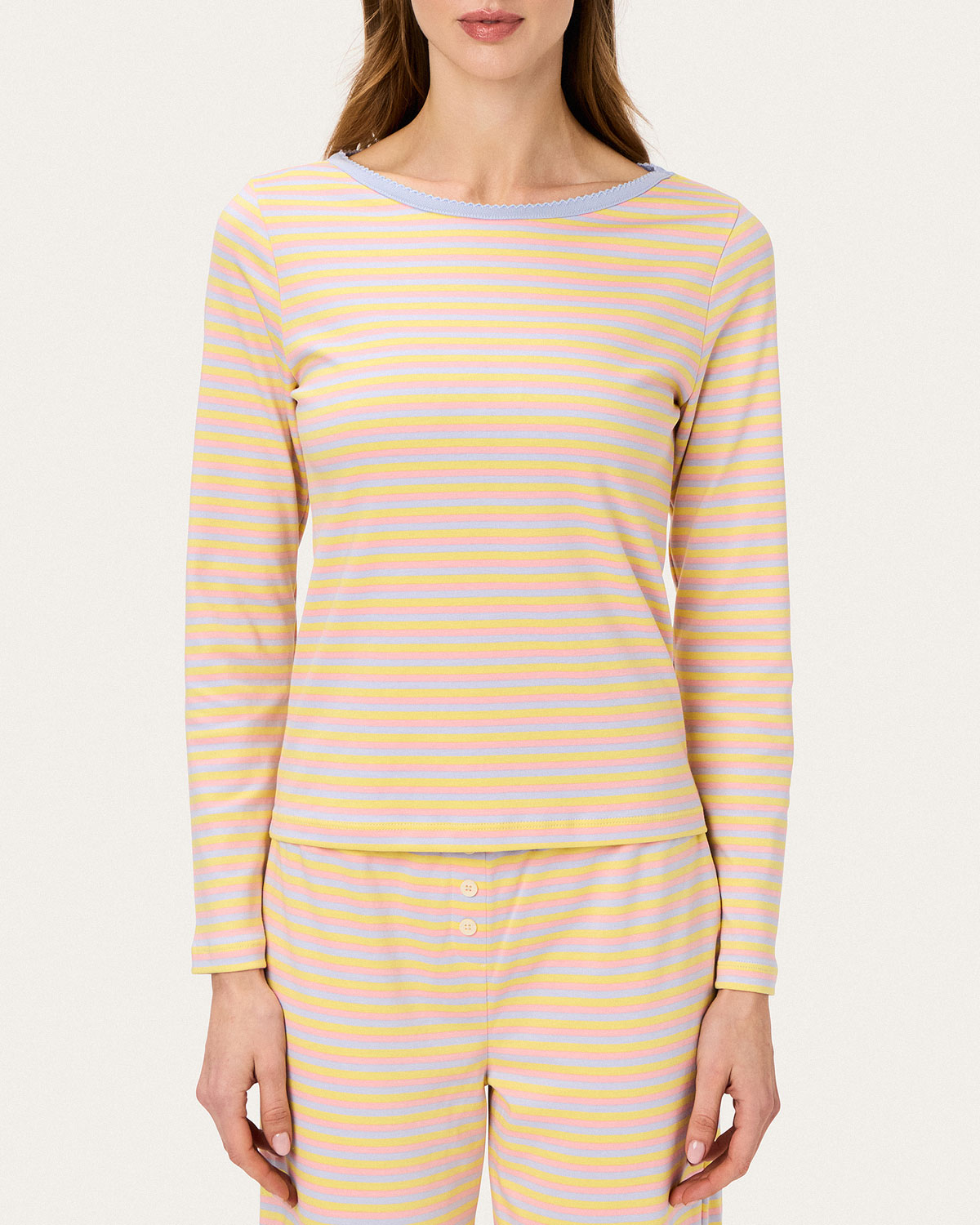 Ellie Pajama Set In Rainbow Dream By Morgan Lane
