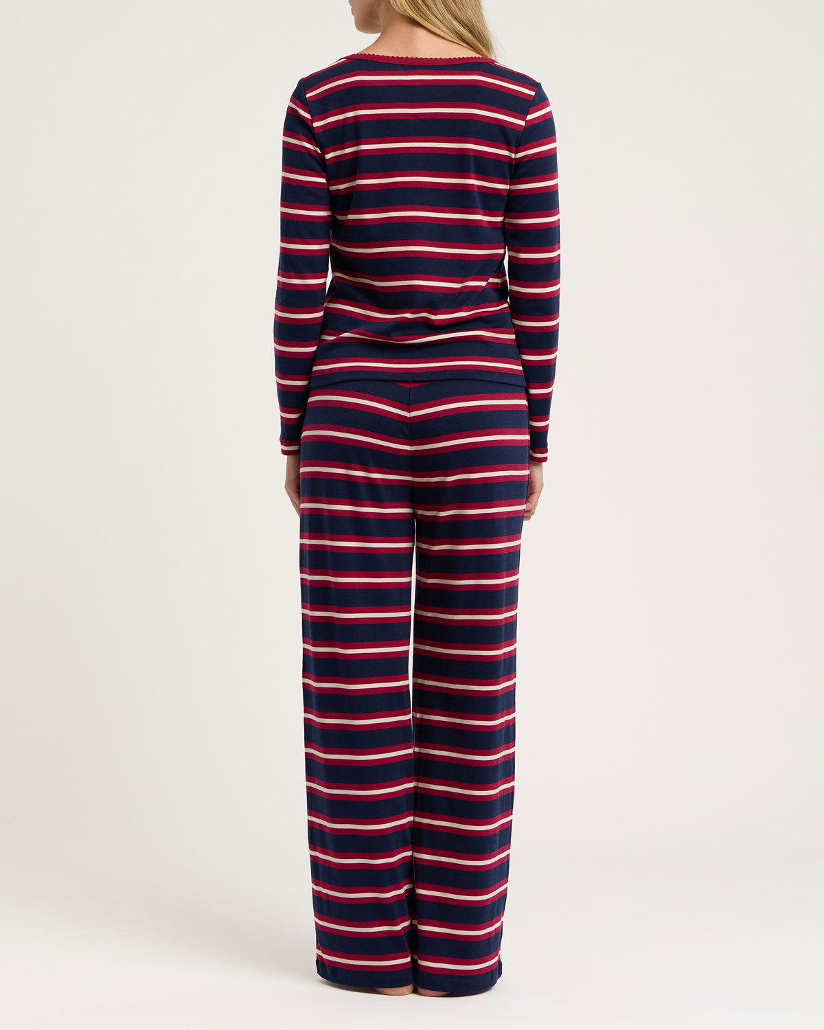 Ellie PJ Set in Rugby Stripe By Morgan Lane