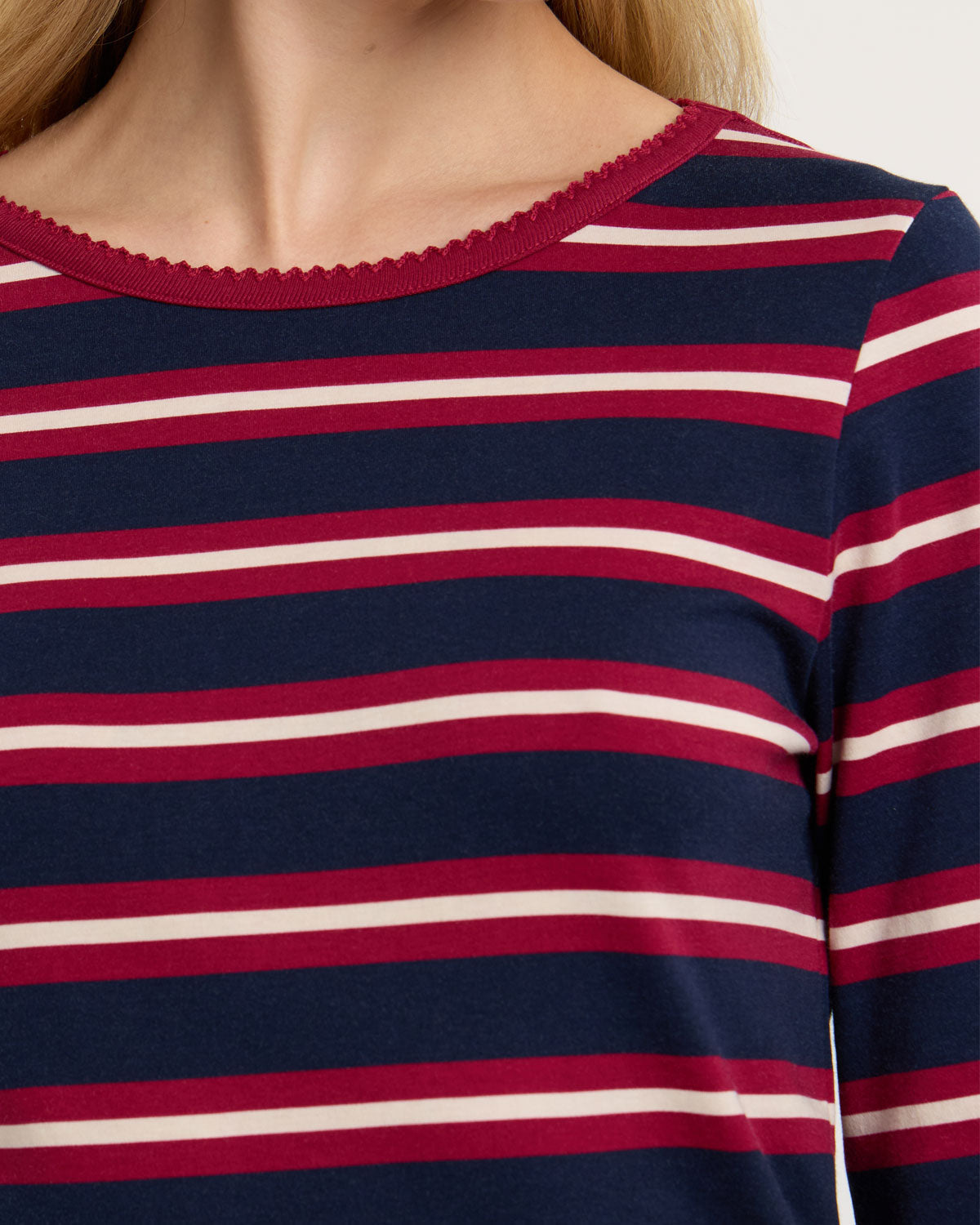Ellie PJ Set in Rugby Stripe By Morgan Lane