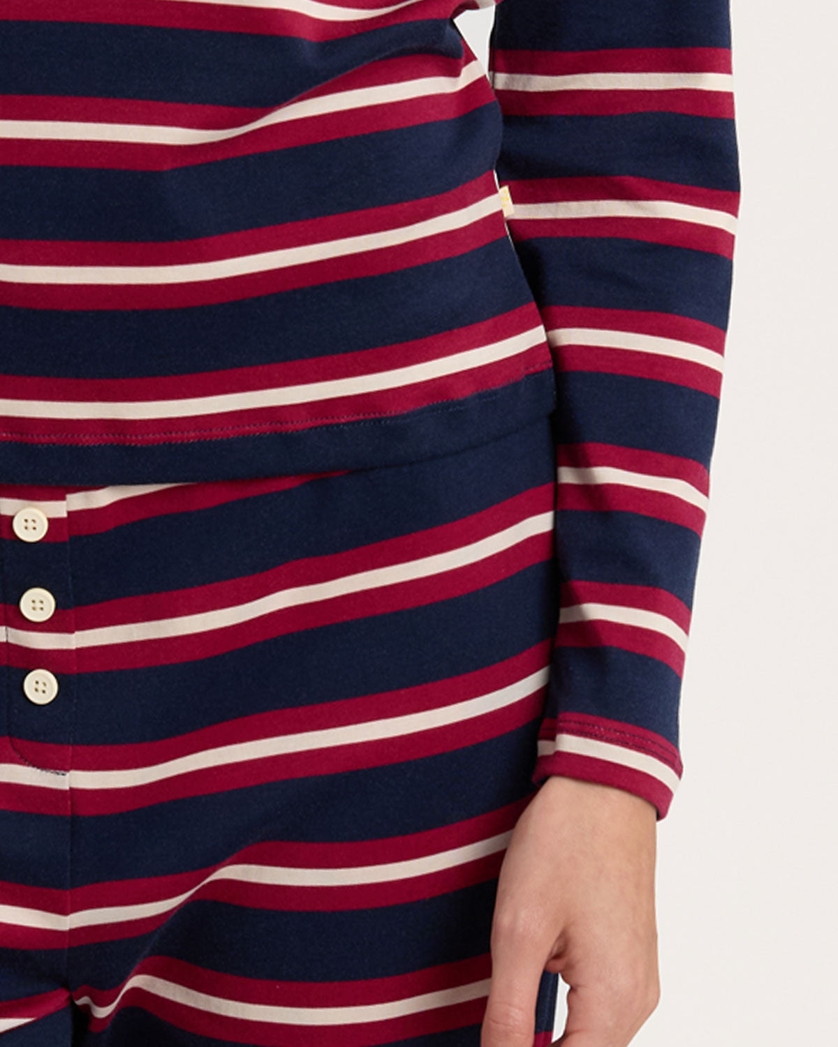 Ellie PJ Set in Rugby Stripe By Morgan Lane