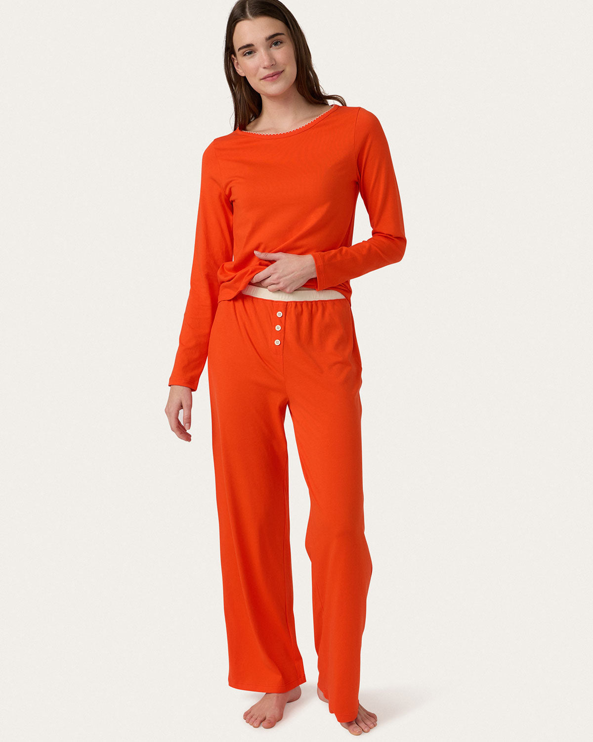 Ellie PJ Set in Scarlet By Morgan Lane