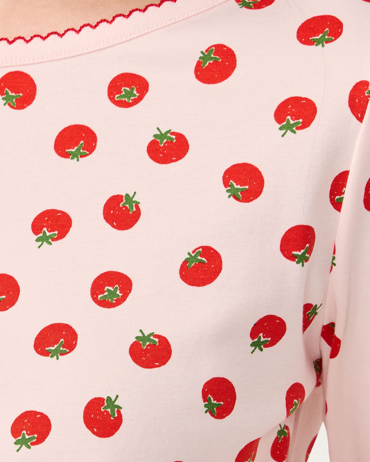 Ellie Pj Set in Juicy Tomatoes By Morgan Lane