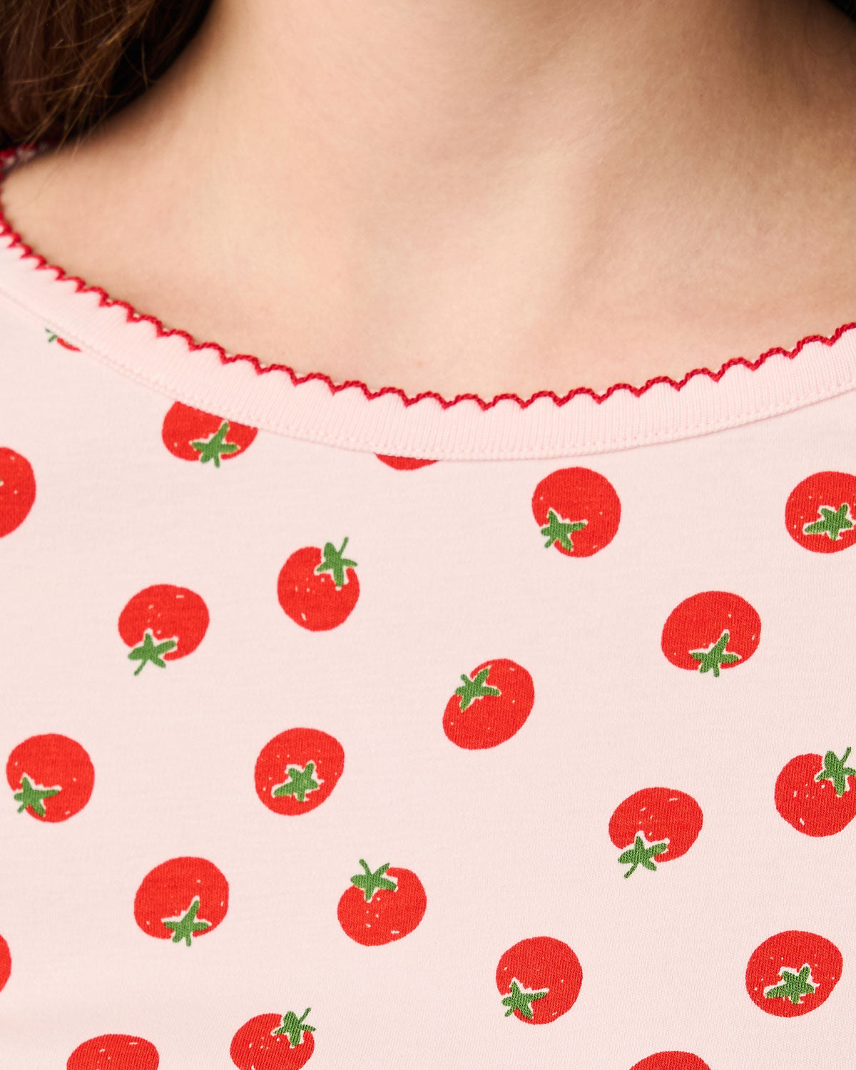Ellie Pj Set in Juicy Tomatoes By Morgan Lane