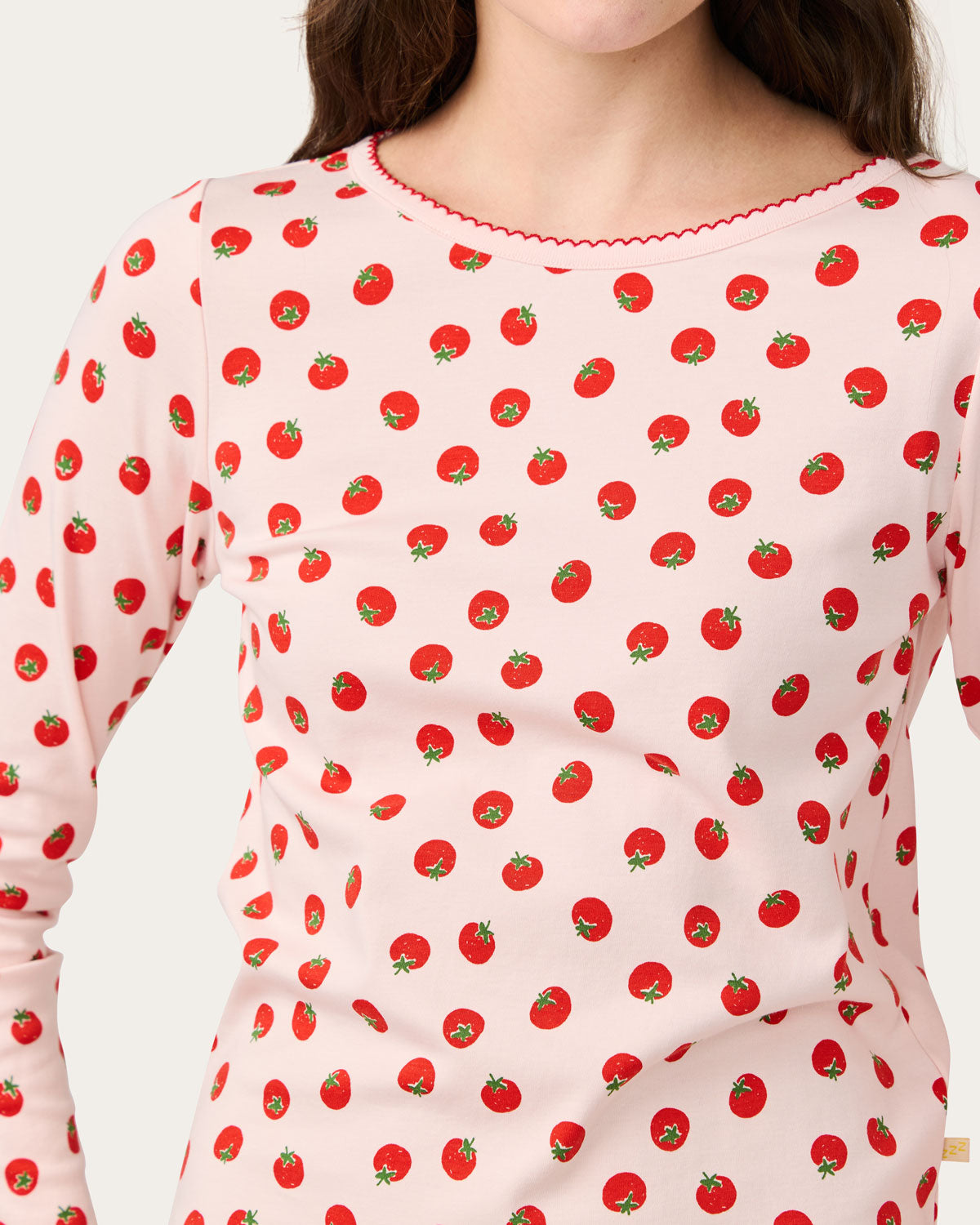 Ellie Pj Set in Juicy Tomatoes By Morgan Lane