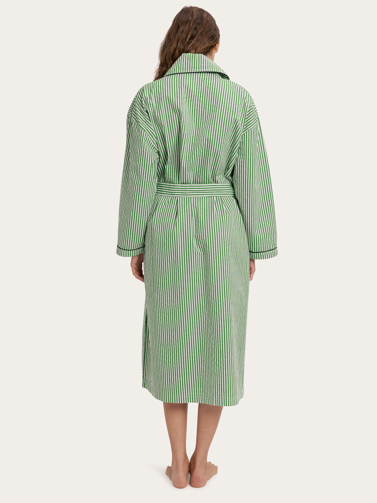 Hayden Robe in Jade Stripe By Morgan Lane