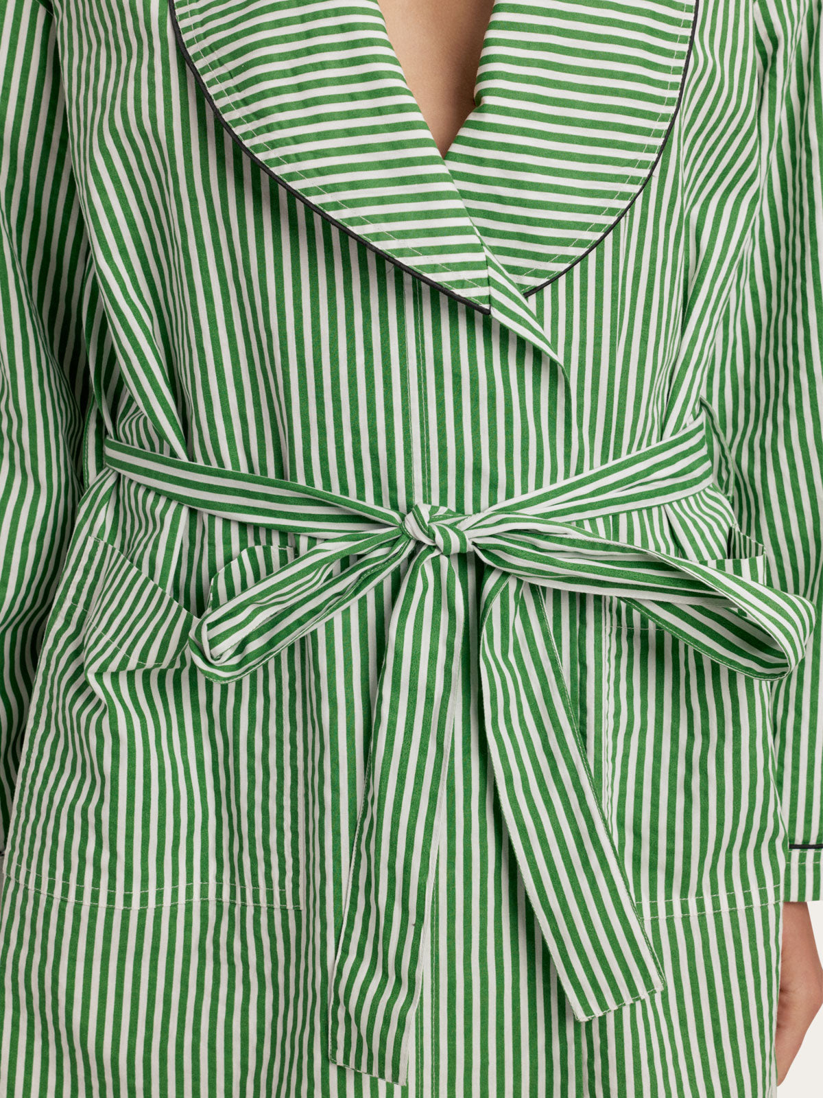 Hayden Robe in Jade Stripe By Morgan Lane