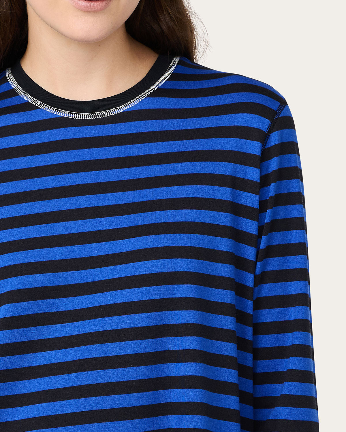 Jordan Dress in Stormy Stripe By Morgan Lane