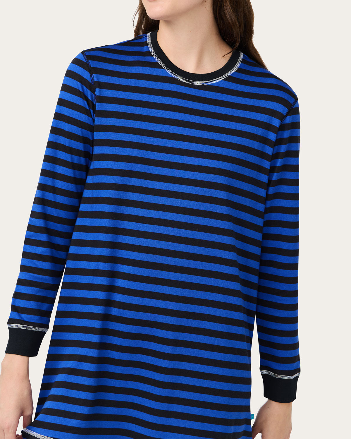 Jordan Dress in Stormy Stripe By Morgan Lane