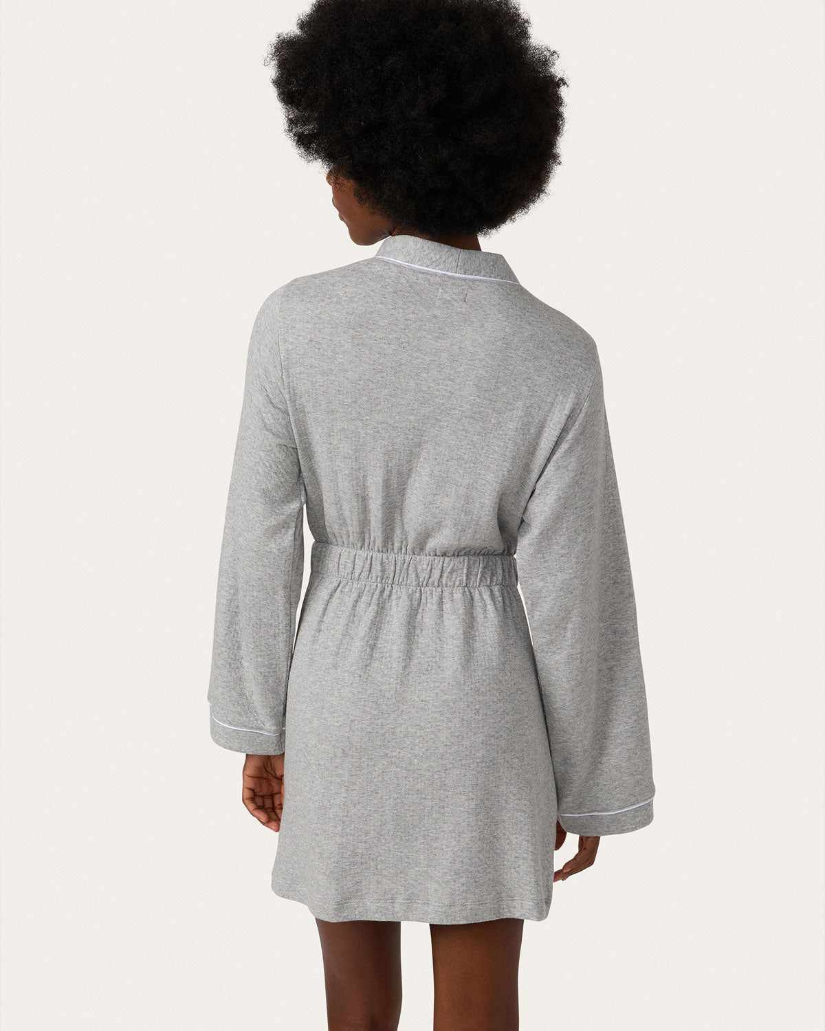 Nala Robe in Heather Pointelle By Morgan Lane