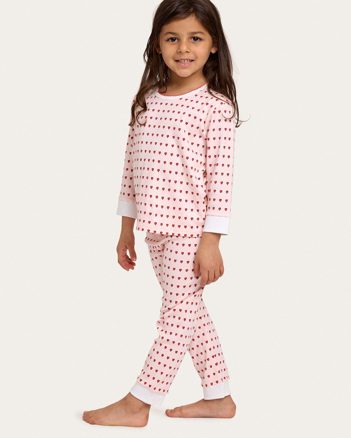 Riley PJ Set in Floating Hearts By Morgan Lane