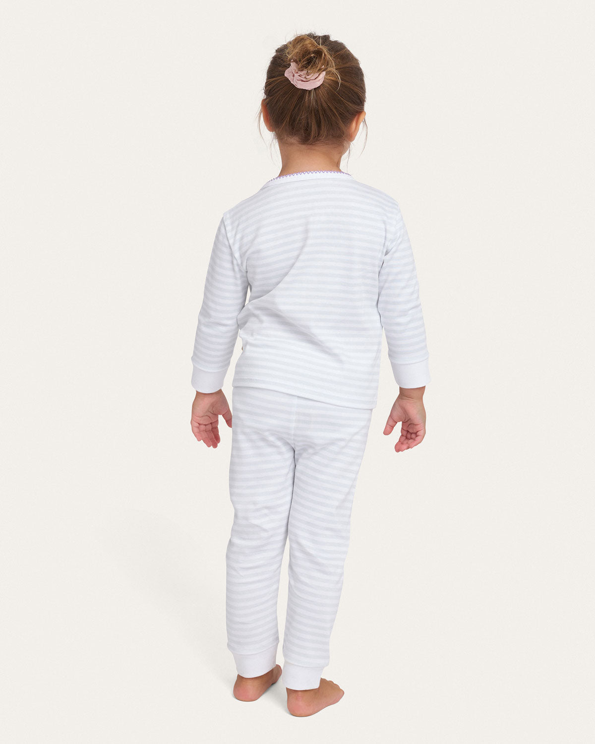 Riley Pajama Set in Sleepy Stripe By Morgan Lane