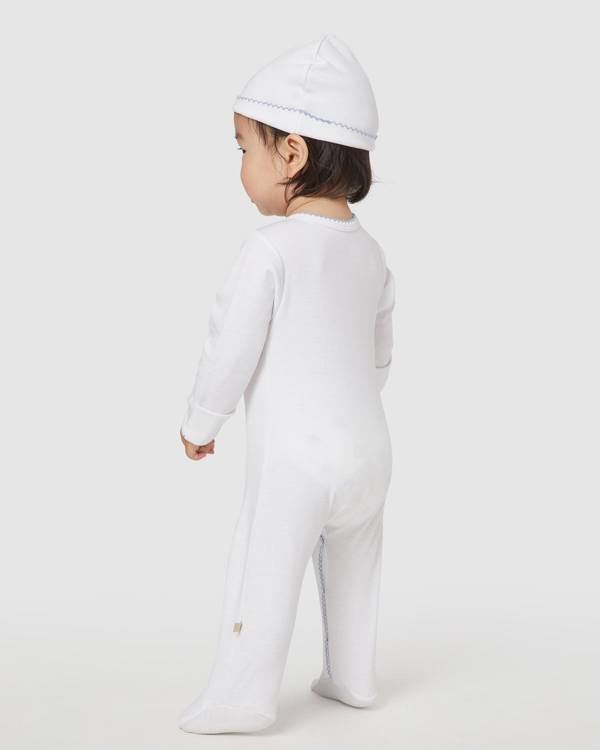 Baby Hat Rory Onesie Set In Chalk By Morgan Lane