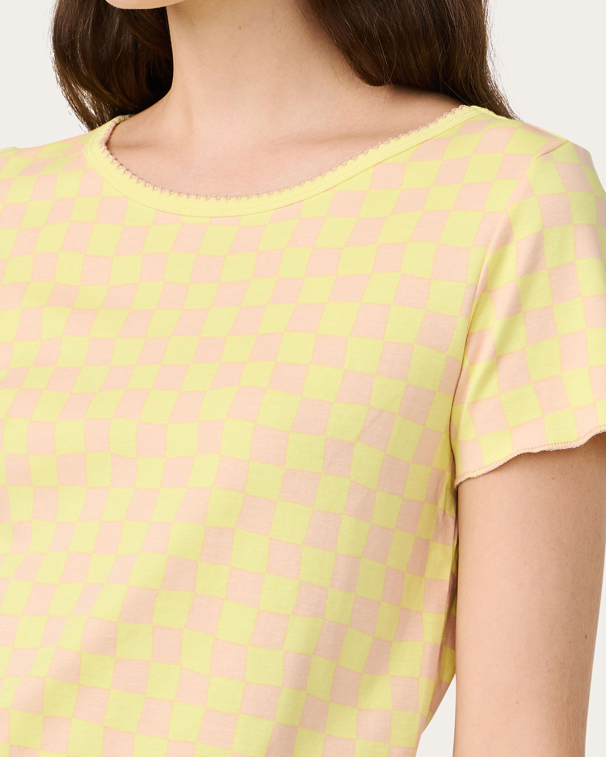 Suzie Pajama Set In Checkers By Morgan Lane