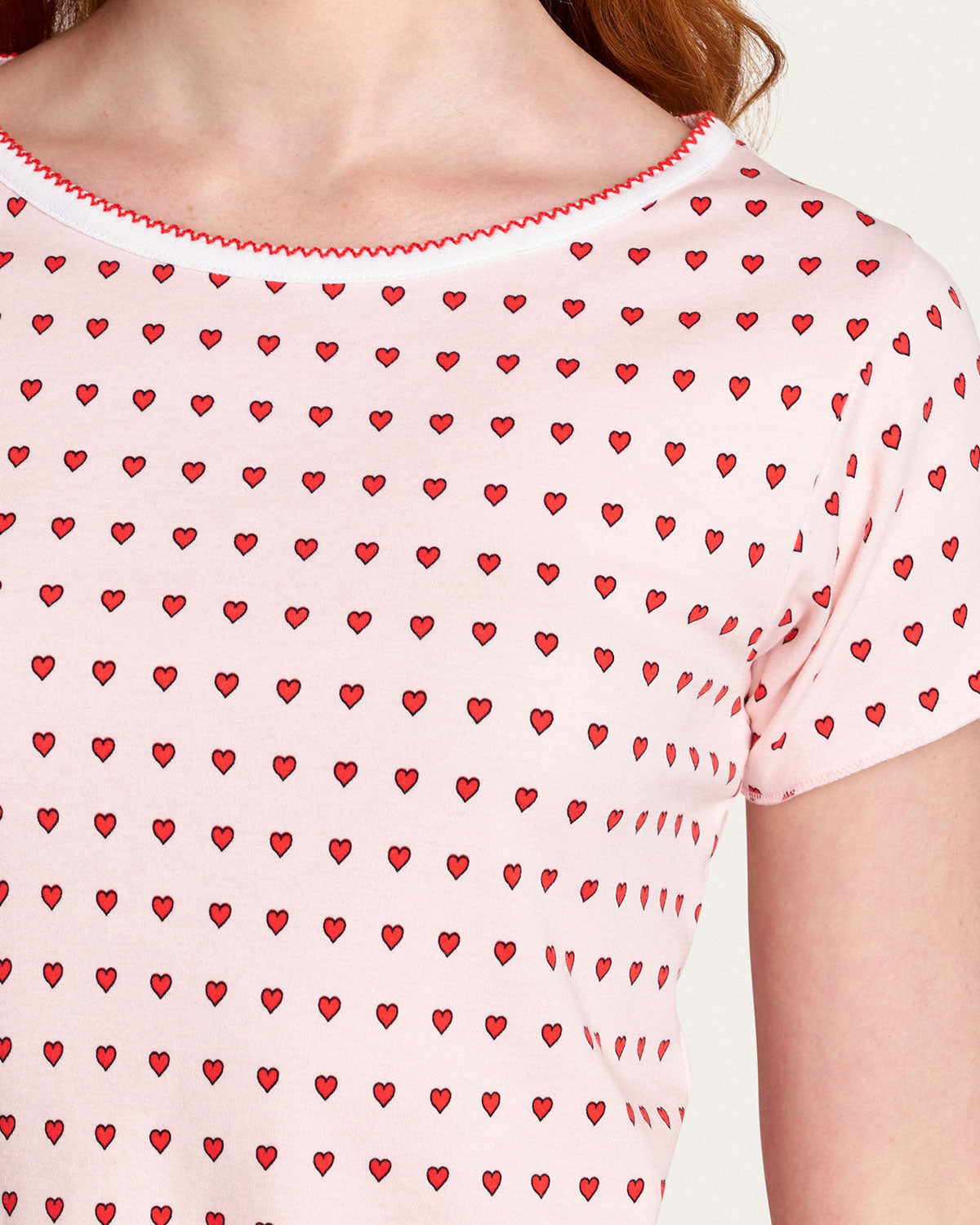 Suzie Pj Set in Floating Hearts By Morgan Lane