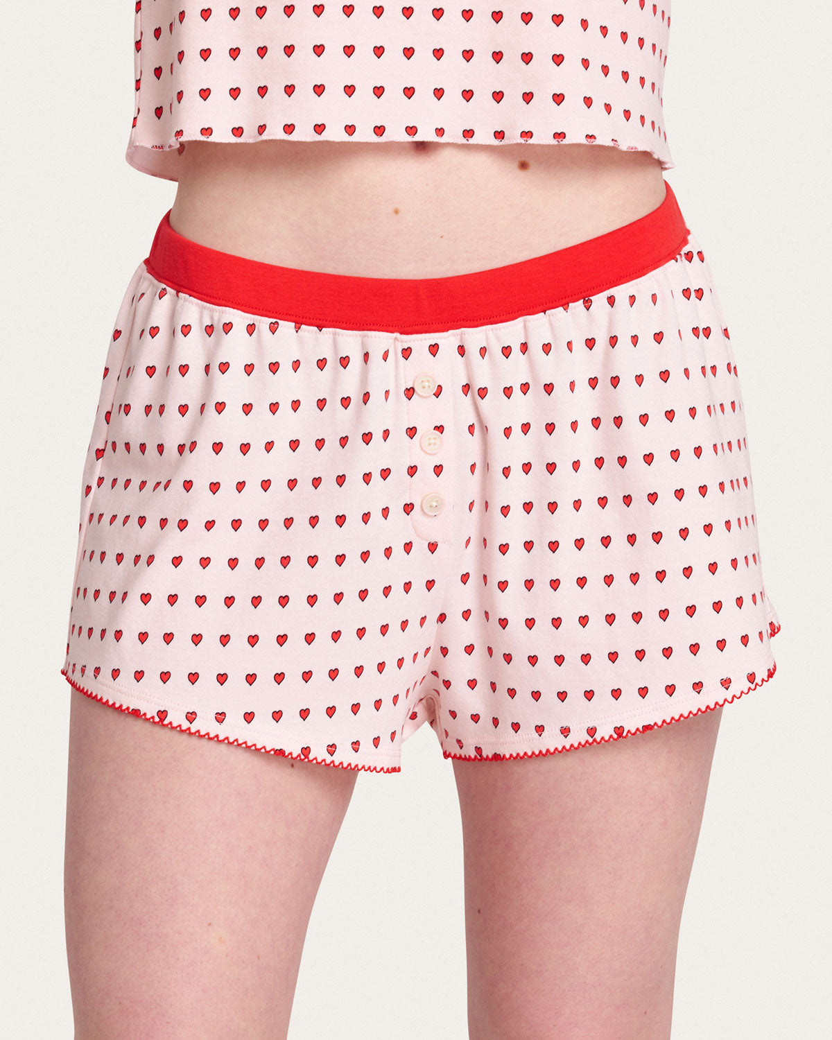 Suzie Pj Set in Floating Hearts By Morgan Lane
