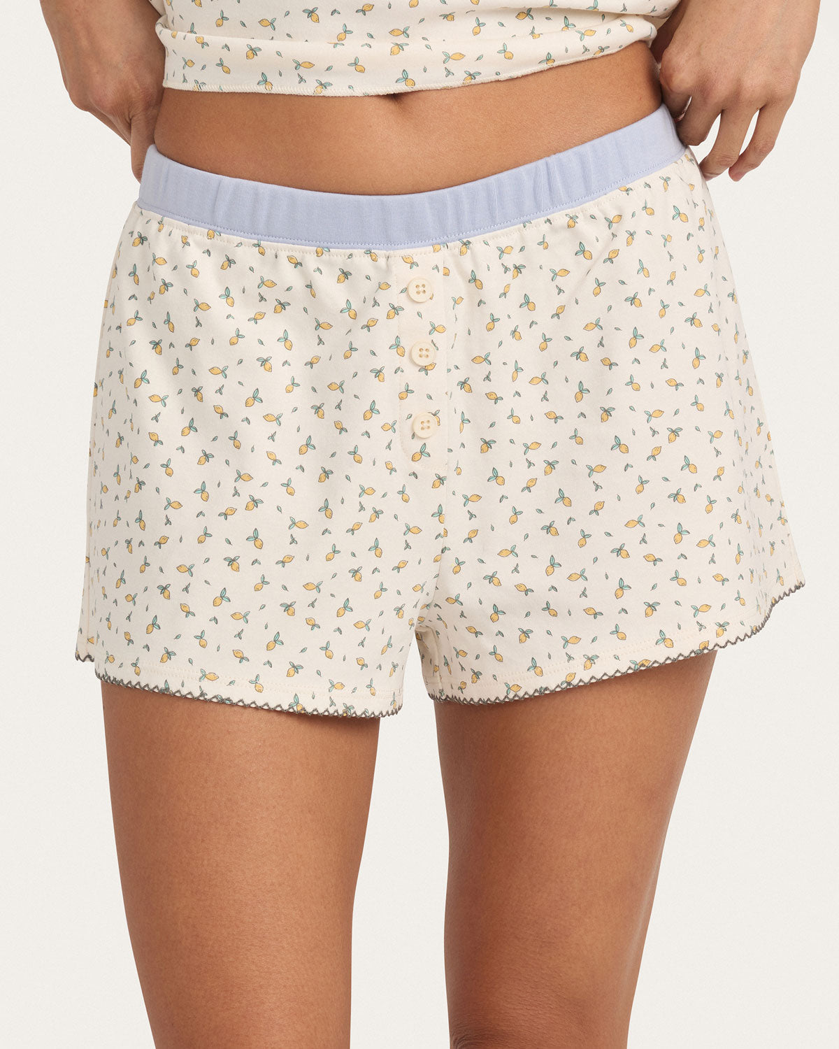 Suzie Pj Set in Little Lemons By Morgan Lane