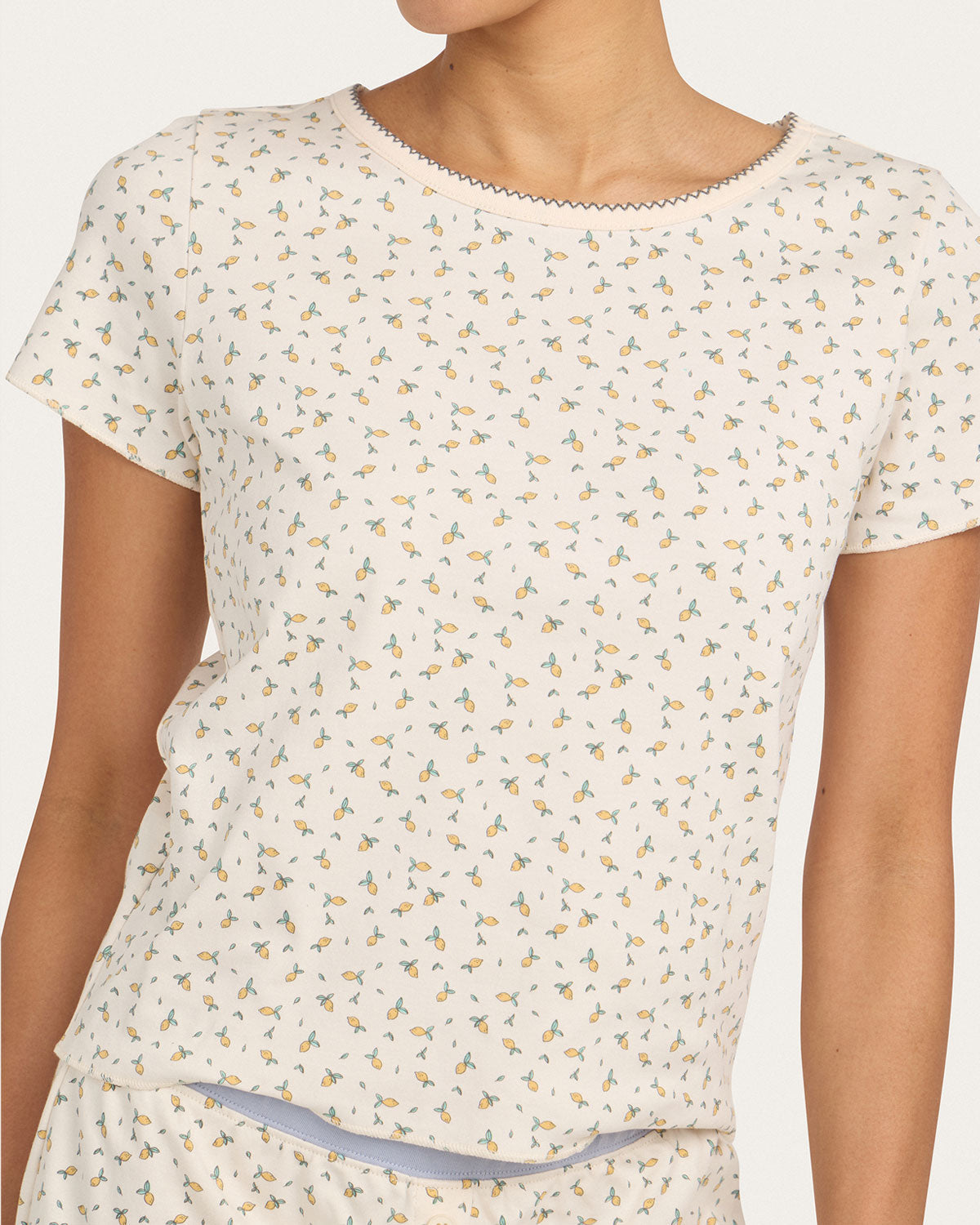 Suzie Pj Set in Little Lemons By Morgan Lane