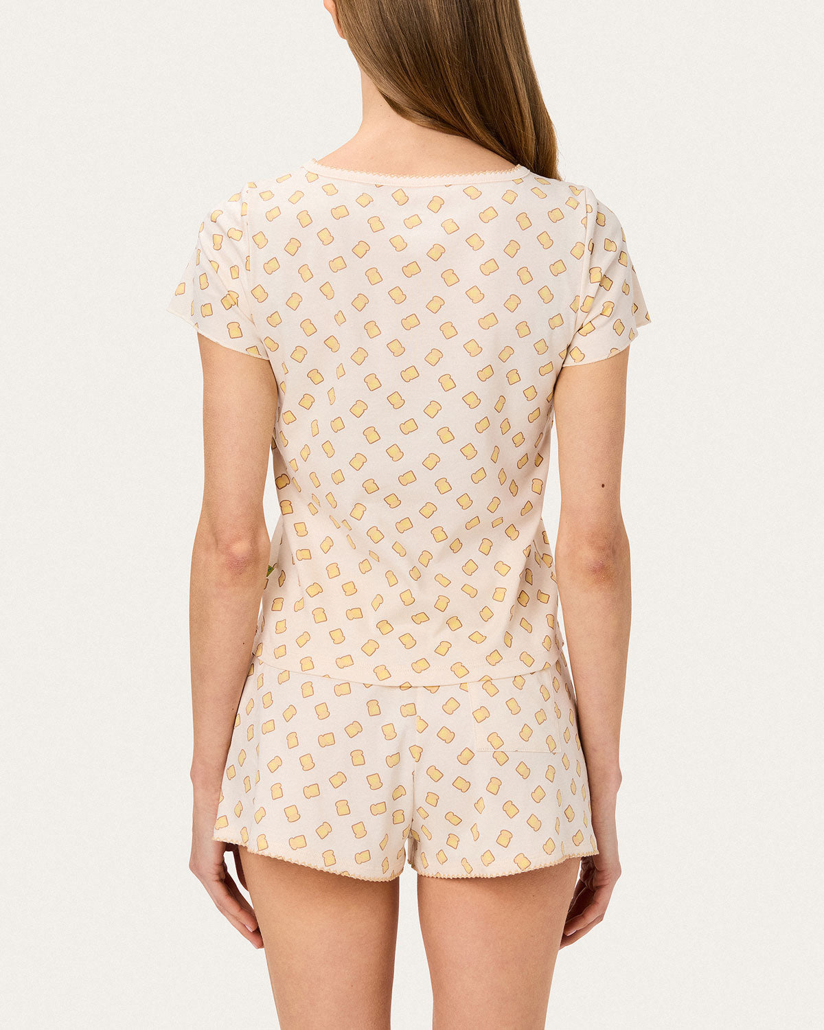 Suzie Pj Set in Toast By Morgan Lane
