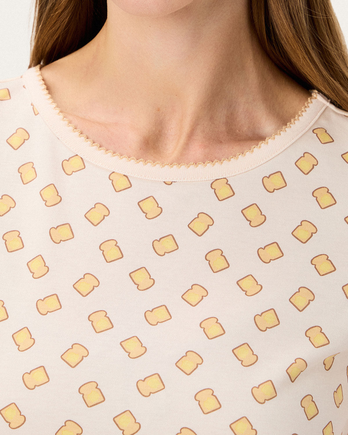 Suzie Pj Set in Toast By Morgan Lane