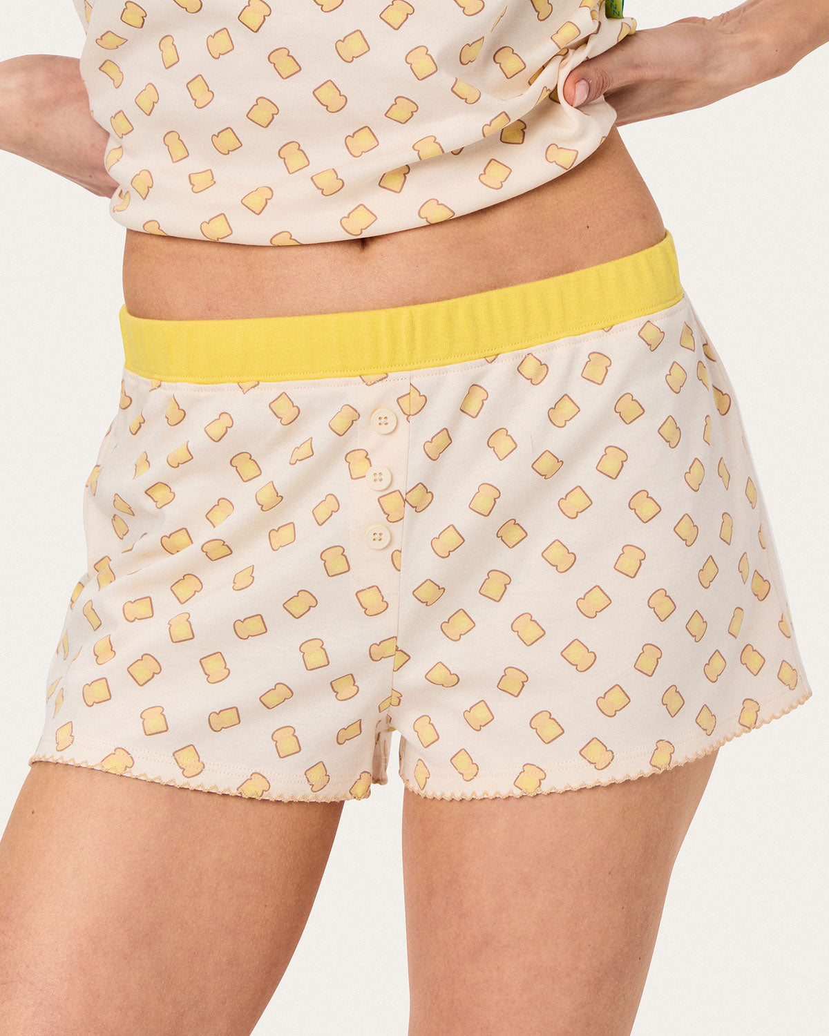 Suzie Pj Set in Toast By Morgan Lane